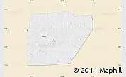 Classic Style Map of Ntem (Bitam), single color outside