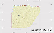 Physical Map of Ntem (Bitam), cropped outside
