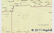 Physical Map of Ntem (Bitam)