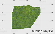 Satellite Map of Ntem (Bitam), single color outside