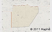 Shaded Relief Map of Ntem (Bitam), lighten