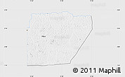 Silver Style Map of Ntem (Bitam), single color outside