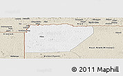 Classic Style Panoramic Map of Ntem (Bitam)
