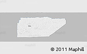 Gray Panoramic Map of Ntem (Bitam), single color outside
