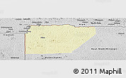 Physical Panoramic Map of Ntem (Bitam), desaturated