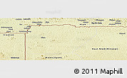 Physical Panoramic Map of Ntem (Bitam)