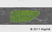 Satellite Panoramic Map of Ntem (Bitam), desaturated