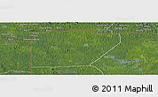 Satellite Panoramic Map of Ntem (Bitam)