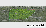 Satellite Panoramic Map of Ntem (Bitam), semi-desaturated