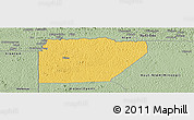 Savanna Style Panoramic Map of Ntem (Bitam)