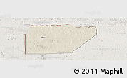 Shaded Relief Panoramic Map of Ntem (Bitam), lighten