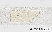 Shaded Relief Panoramic Map of Ntem (Bitam), lighten, semi-desaturated