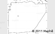 Blank Simple Map of Ntem (Bitam)