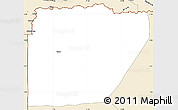 Classic Style Simple Map of Ntem (Bitam)