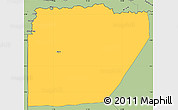 Savanna Style Simple Map of Ntem (Bitam)