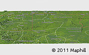 Satellite Panoramic Map of Wouleu-Ntem