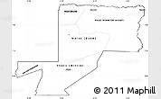 Blank Simple Map of Wouleu-Ntem, cropped outside