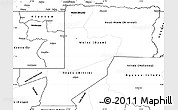 Blank Simple Map of Wouleu-Ntem