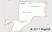 Classic Style Simple Map of Wouleu-Ntem, cropped outside