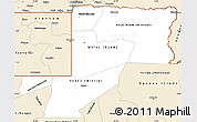 Classic Style Simple Map of Wouleu-Ntem