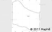 Blank Simple Map of Jarra Central, cropped outside