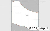Gray Simple Map of Jarra Central, cropped outside