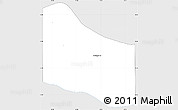 Silver Style Simple Map of Jarra Central, single color outside