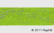 Physical Panoramic Map of Fulladu West