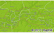 Physical 3D Map of Niamina East