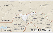 Classic Style 3D Map of Upper Saloum