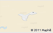 Classic Style 3D Map of Upper Saloum, single color outside