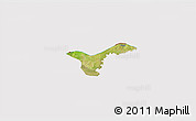 Satellite 3D Map of Upper Saloum, cropped outside