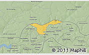 Savanna Style 3D Map of Upper Saloum