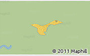 Savanna Style 3D Map of Upper Saloum, single color outside
