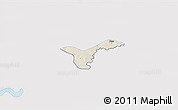 Shaded Relief 3D Map of Upper Saloum, single color outside