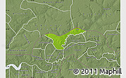 Physical Map of Upper Saloum, semi-desaturated