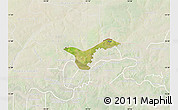 Satellite Map of Upper Saloum, lighten