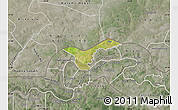 Satellite Map of Upper Saloum, semi-desaturated