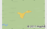 Savanna Style Map of Upper Saloum, single color outside