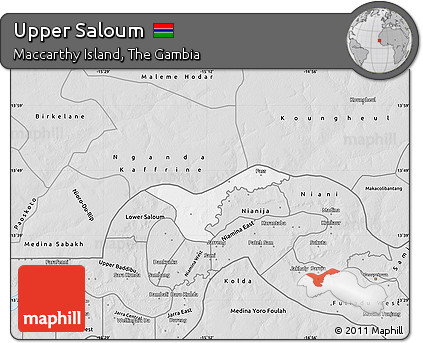Silver Style Map of Upper Saloum