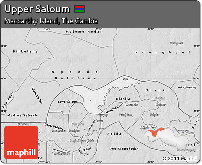 Silver Style Map of Upper Saloum