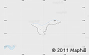 Silver Style Map of Upper Saloum, single color outside