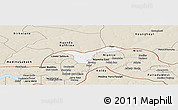 Classic Style Panoramic Map of Upper Saloum
