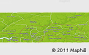 Physical Panoramic Map of Upper Saloum