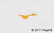 Political Panoramic Map of Upper Saloum, cropped outside