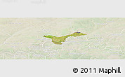 Satellite Panoramic Map of Upper Saloum, lighten