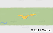 Savanna Style Panoramic Map of Upper Saloum, single color outside