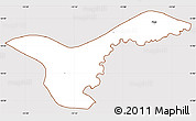 Classic Style Simple Map of Upper Saloum, cropped outside