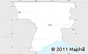 Silver Style Simple Map of Jokadu