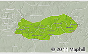 Physical 3D Map of Upper River, lighten, semi-desaturated
